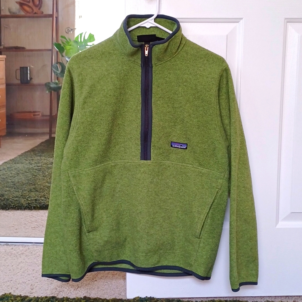 Patagonia synchilla fleece pull over jacket